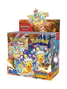 Pokemon Suring Sparks Booster Box Factory Sealed On Hand!